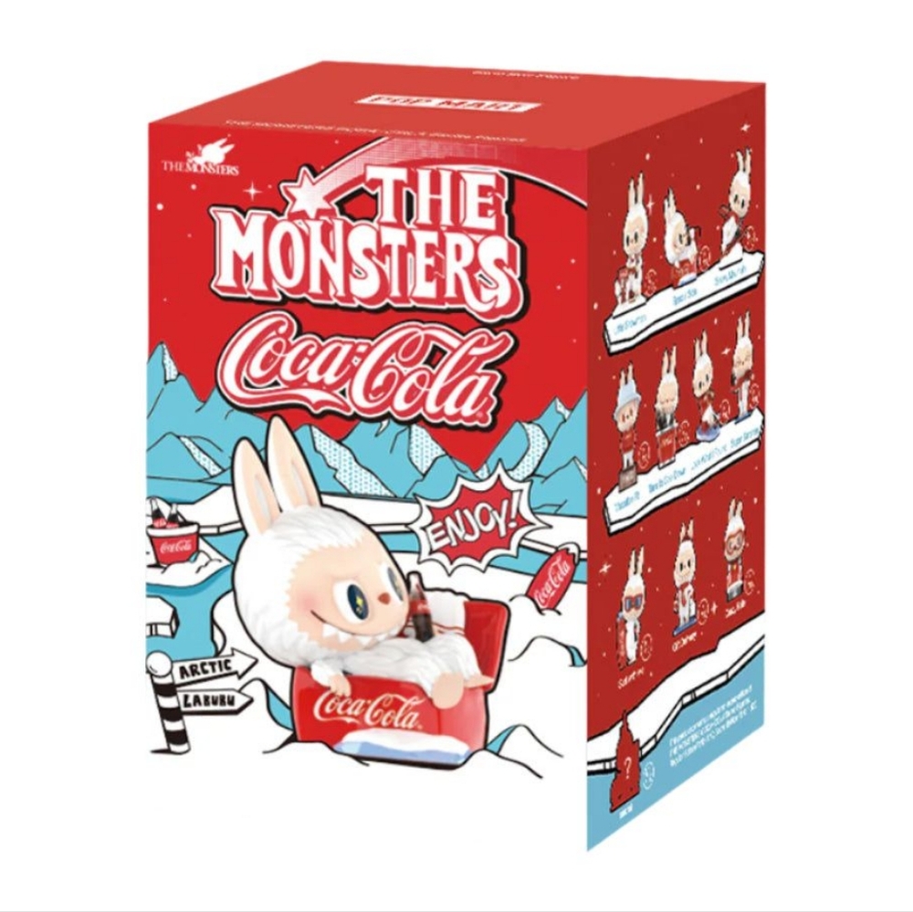 Coca-Cola The Monsters Display Box LABUBU FIGURE 💯 AUTHENTIC POPMART